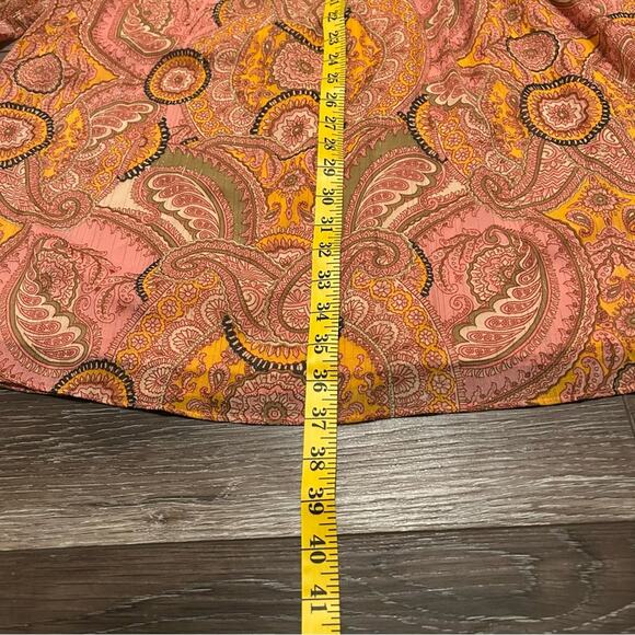 BCBGeneration Pink Paisley Sweetheart Long Sleeve Dress, Size 10, Mini - Picture 5 of 10